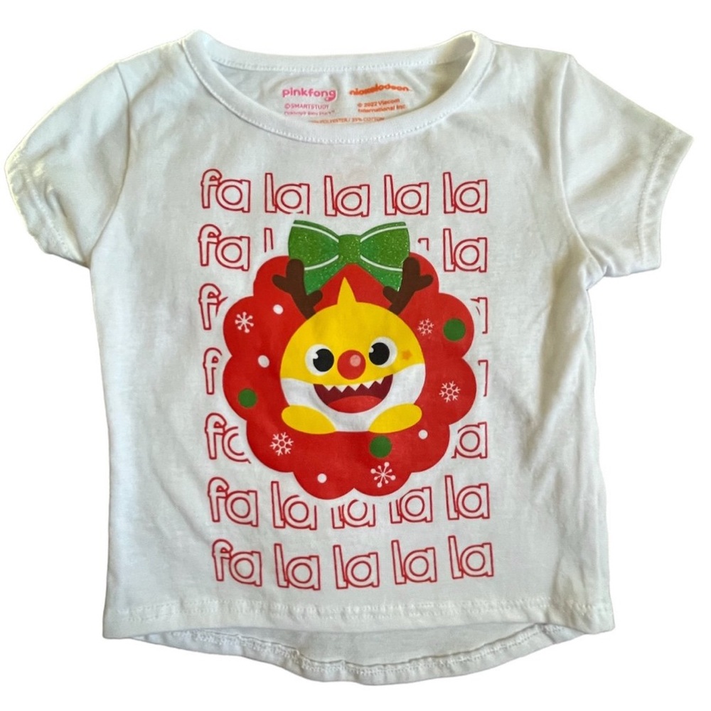 Kid’s PinkFong Nickelodeon Christmas Baby Shark tee